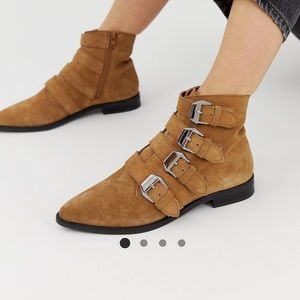 ASOS Design Buckled Boots